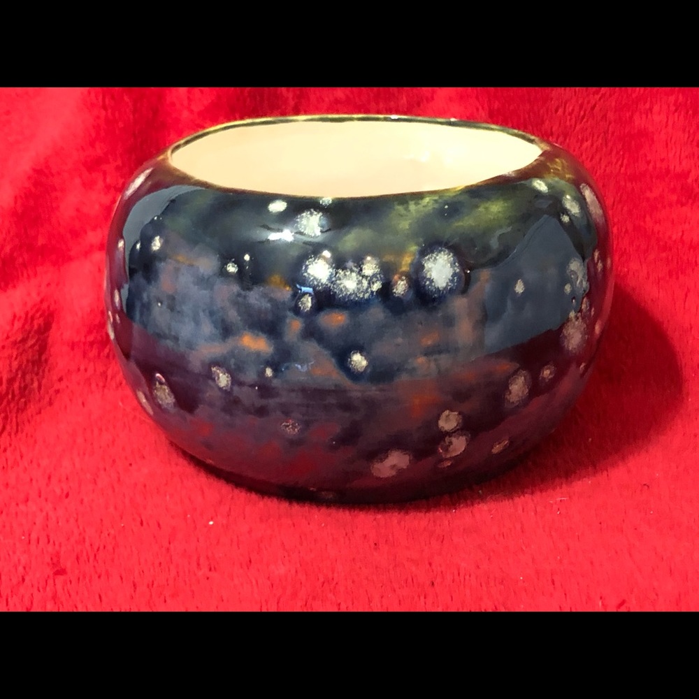 Night Sky Glazed ceramic bowl - Picture 1 of 4
